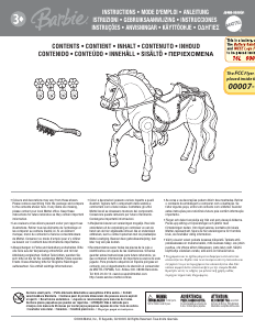 Manual de uso Mattel J9488 Barbie Tawny Horse