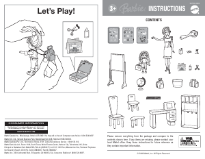 Manual Mattel N1732 Barbie I Can Be… Teacher