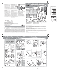 Manuale Mattel X6725 Barbie Vanity & Doll