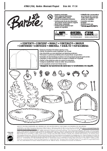 Manual de uso Mattel 47863 Barbie Mermaid
