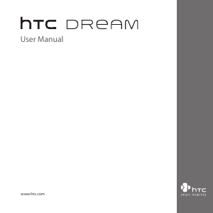 Handleiding HTC Dream Mobiele telefoon