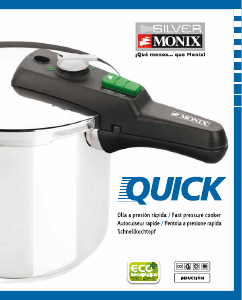 Manual de uso Monix Quick Olla a presión