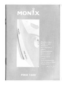 Manual Monix PMSI 1600 Iron