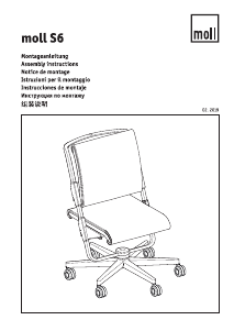 Handleiding Moll S6 Bureaustoel