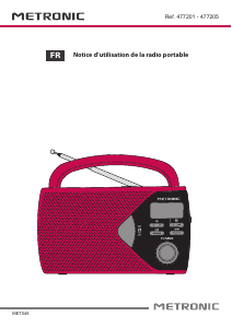 Mode d’emploi Metronic 477201 Radio