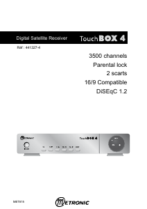 Manual Metronic 441327-4 TouchBox 4 Digital Receiver
