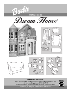 Руководство Mattel 26445 Barbie Dream House