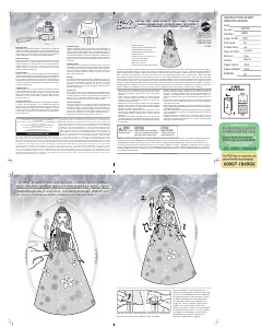 Manual de uso Mattel BLP23 Barbie and The Secret Door Princess Alexa