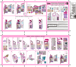 Hướng dẫn sử dụng Mattel FXG57 Barbie Malibu House