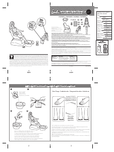 Mode d’emploi Mattel GHN07 Barbie Mani-Pedi Spa