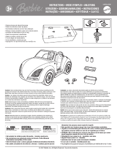 Manuale Mattel L9550 Barbie Surfs-Up Cruiser