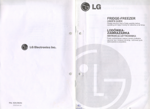 Manual LG GR-399SVQ Fridge-Freezer
