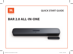 Manuale JBL Bar 2.0 All-in-One Altoparlante