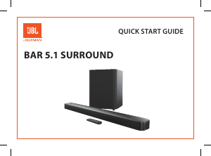 Manual JBL Bar 5.1 Surround Speaker