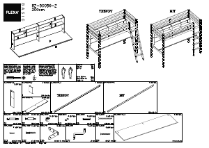 Brugsanvisning Flexa 82-­50086-2 Basic Loftseng