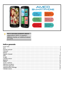 Manuale Brondi Amico Smartphone+ Telefono cellulare