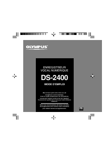 Mode d’emploi Olympus DS-2400 Enregistreur numérique
