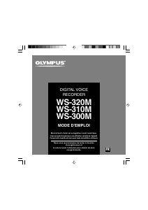 Mode d’emploi Olympus WS-320M Enregistreur numérique