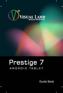 Handleiding Visual Land Prestige 7 Tablet