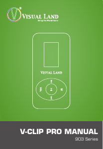 Handleiding Visual Land V-Clip Pro 903 Mp3 speler