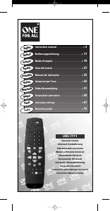 Manual One For All URC 7711 Remote Control