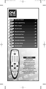 Manual de uso One For All URC 3415 Control remoto