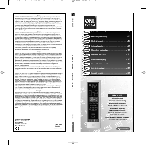 Manual One For All URC 8305 Comando remoto