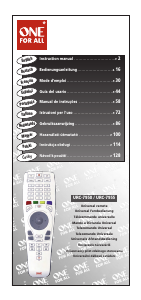 Manual One For All URC 7950 Remote Control