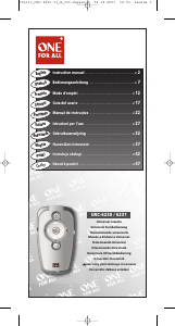 Manual de uso One For All URC 6231 Control remoto