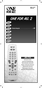 Mode d’emploi One For All URC 7720 Télécommande