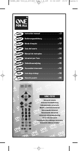 Manual One For All URC 7210 Remote Control