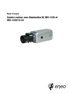 Mode d’emploi Eneo VKC-1335 Caméra de surveillance
