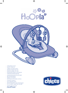 Manual Chicco Hoopla Espreguiçadeira para bebê