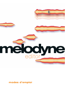 Mode d’emploi Celemony Melodyne Editor 1.2