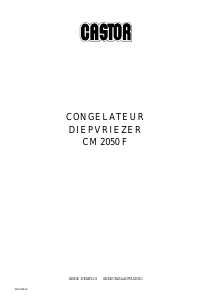 Mode d’emploi Castor CM 2050 F Congélateur