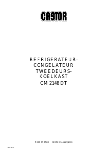 Mode d’emploi Castor CM 2148 DT Réfrigérateur combiné