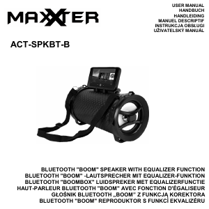 Bedienungsanleitung Maxxter ACT-SPKBT-B Lautsprecher