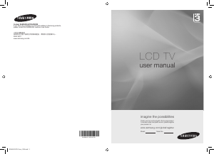 Manual Samsung LA22A350C1 LCD Television