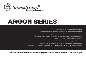 Mode d’emploi SilverStone AR08 Refroidisseur de CPU