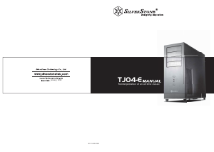 Manual de uso SilverStone TJ04-E Caja PC