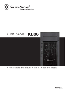 Manuale SilverStone KL06 Case PC