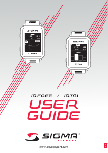 Handleiding Sigma iD.Tri Sporthorloge