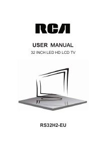 Manual RCA RS32H2-EU LED Television