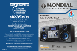 Manual Mondial MS-07 Aparelho de som