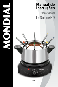 Manual Mondial FD-02 Le Gourmet II Fondue