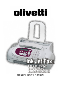 Mode d’emploi Olivetti Fax-Lab M100 Télécopieur