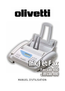 Mode d’emploi Olivetti Fax-Lab 450 Télécopieur
