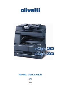 Mode d’emploi Olivetti d-COPIA 1800 Imprimante
