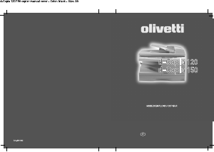 Mode d’emploi Olivetti d-COPIA 120 Imprimante multifonction