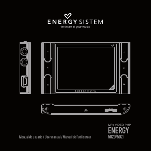 Manual de uso Energy Sistem 5021 Reproductor de Mp3